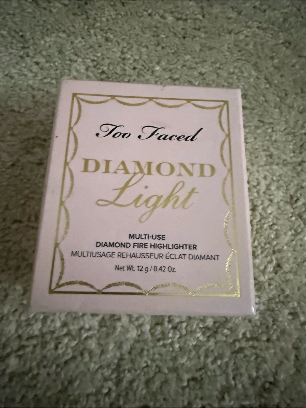 Too Faced Diamond Light Highlighter - Soft Pink & Gold Accents